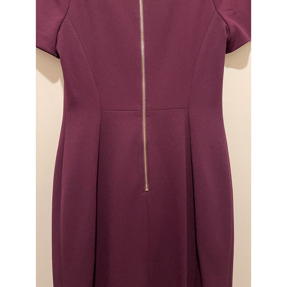 Calvin Klein Purple Sheath Dress Sz 4 - Picture 9 of 11